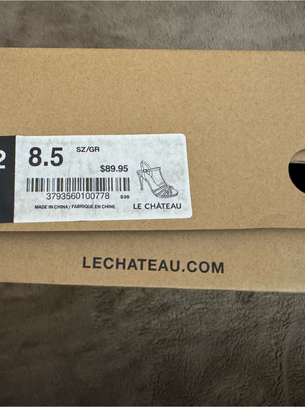 le chateau Brand New Sparkle Crystal Black Strappy T‑Bar Evening Satin Heels - Picture 11 of 15